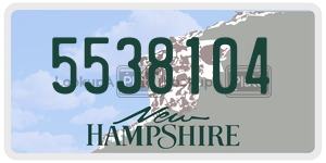 5538104  license plate in NH