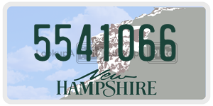 5541066  license plate in NH
