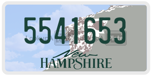 5541653  license plate in NH