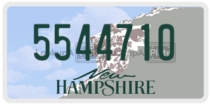 5544710  license plate in NH