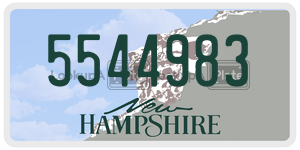 5544983  license plate in NH