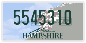 5545310  license plate in NH
