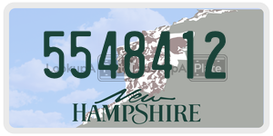5548412  license plate in NH