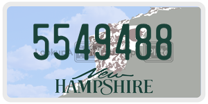 5549488  license plate in NH
