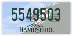 5549503  license plate in NH