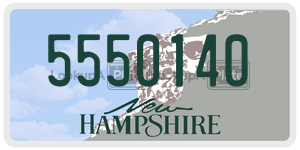 5550140  license plate in NH