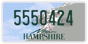 5550424  license plate in NH