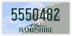 5550482  license plate in NH