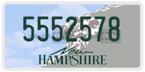 5552578  license plate in NH