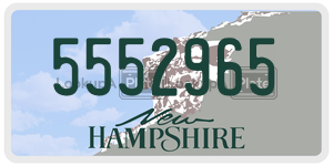 5552965  license plate in NH