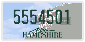 5554501  license plate in NH