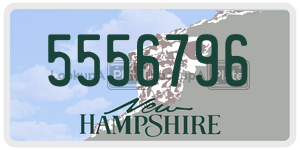 5556796  license plate in NH