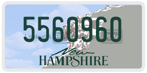 5560960  license plate in NH