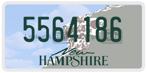 5564186  license plate in NH