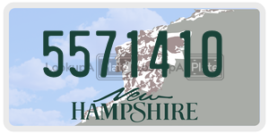 5571410  license plate in NH