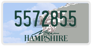 5572855  license plate in NH