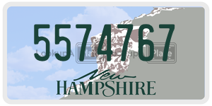 5574767  license plate in NH