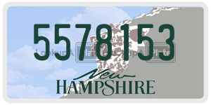 5578153  license plate in NH