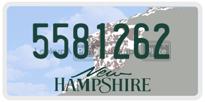 5581262  license plate in NH