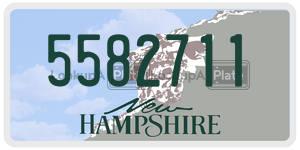 5582711  license plate in NH