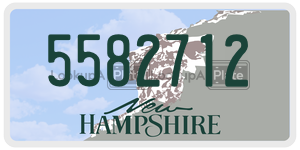 5582712  license plate in NH