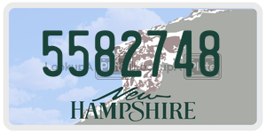 5582748  license plate in NH