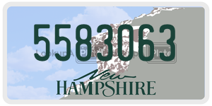 5583063  license plate in NH