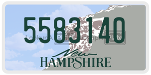 5583140  license plate in NH