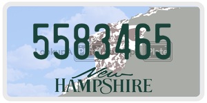 5583465 license plate in New Hampshire