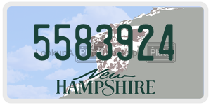 5583924  license plate in NH