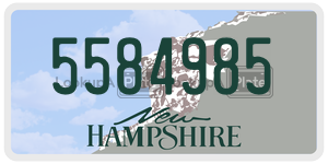 5584985  license plate in NH