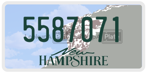 5587071  license plate in NH