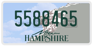 5588465  license plate in NH