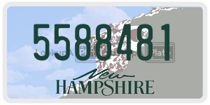 5588481  license plate in NH