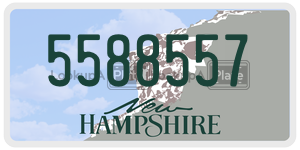 5588557 license plate in New Hampshire