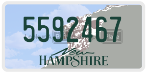 5592467  license plate in NH