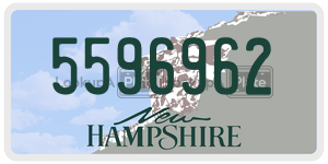 5596962  license plate in NH