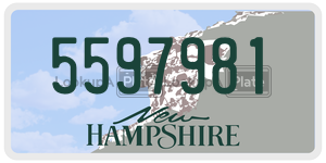 5597981  license plate in NH