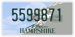 5599871  license plate in NH