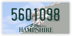 5601098  license plate in NH