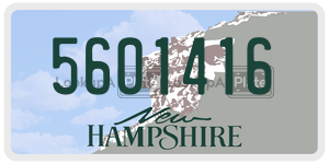 5601416  license plate in NH