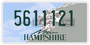 5611121  license plate in NH