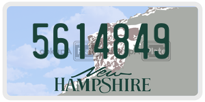 5614849  license plate in NH