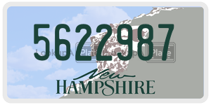 5622987  license plate in NH