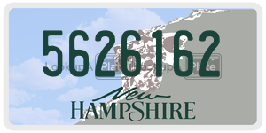 5626162  license plate in NH