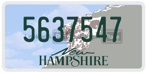 5637547  license plate in NH