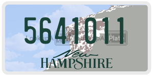 5641011  license plate in NH
