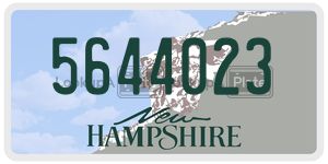 5644023  license plate in NH