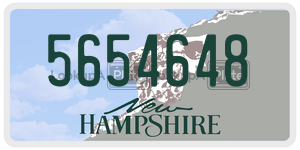 5654648  license plate in NH