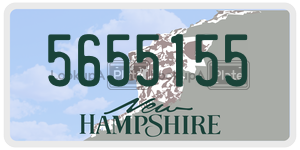 5655155  license plate in NH
